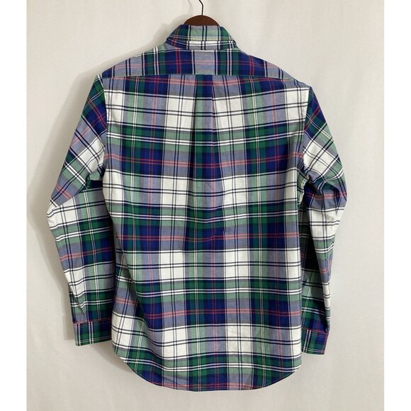 Ralph Lauren Shirt Men’s L Plaid Oxford Classic Fit Button Down Pony Logo - Picture 3 of 9